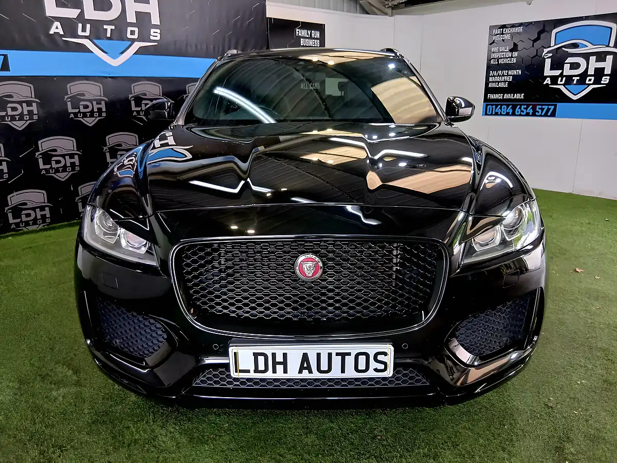 Used 2019 Jaguar F-Pace Chequered Flag Black - Interior and Exterior details 2