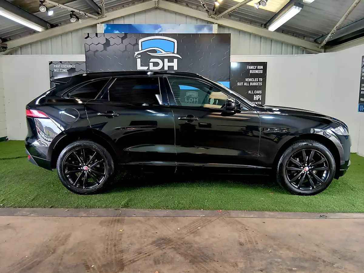 Used 2019 Jaguar F-Pace Chequered Flag Black - Interior and Exterior details 3
