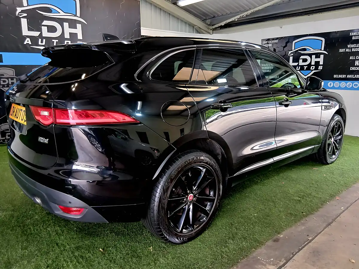 Used 2019 Jaguar F-Pace Chequered Flag Black - Interior and Exterior details 4