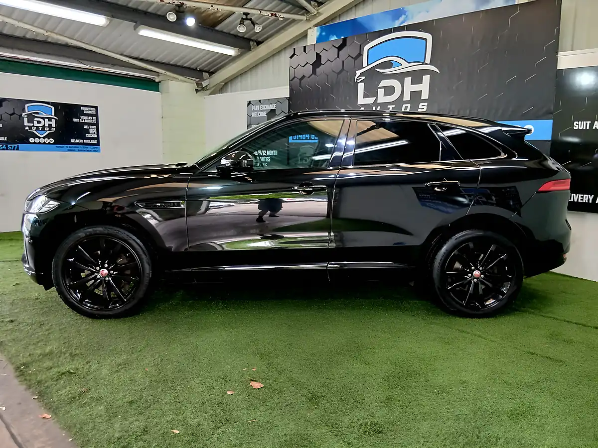 Used 2019 Jaguar F-Pace Chequered Flag Black - Interior and Exterior details 7