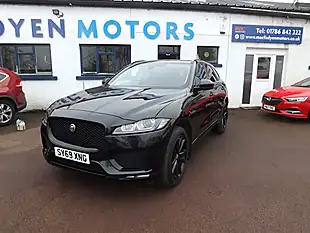 Used 2019 Jaguar F-Pace Chequered Flag Black - Interior and Exterior details 10