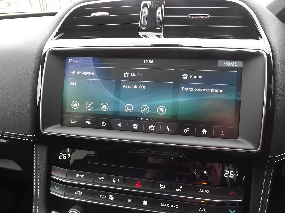 Used 2019 Jaguar F-Pace Chequered Flag Black - Interior and Exterior details 19
