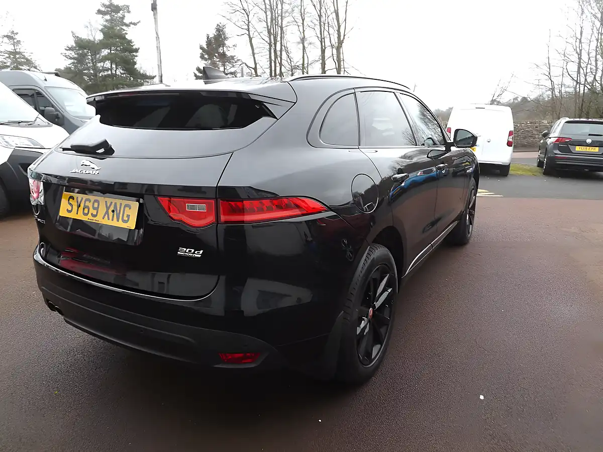 Used 2019 Jaguar F-Pace Chequered Flag Black - Interior and Exterior details 3