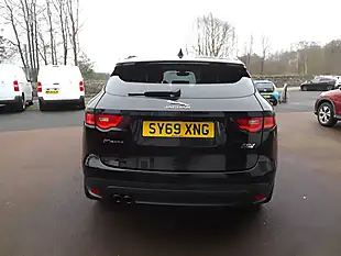 Used 2019 Jaguar F-Pace Chequered Flag Black - Interior and Exterior details 4