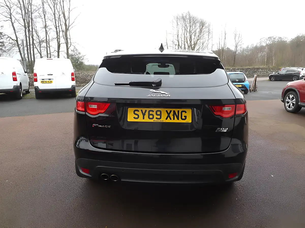 Used 2019 Jaguar F-Pace Chequered Flag Black - Interior and Exterior details 4