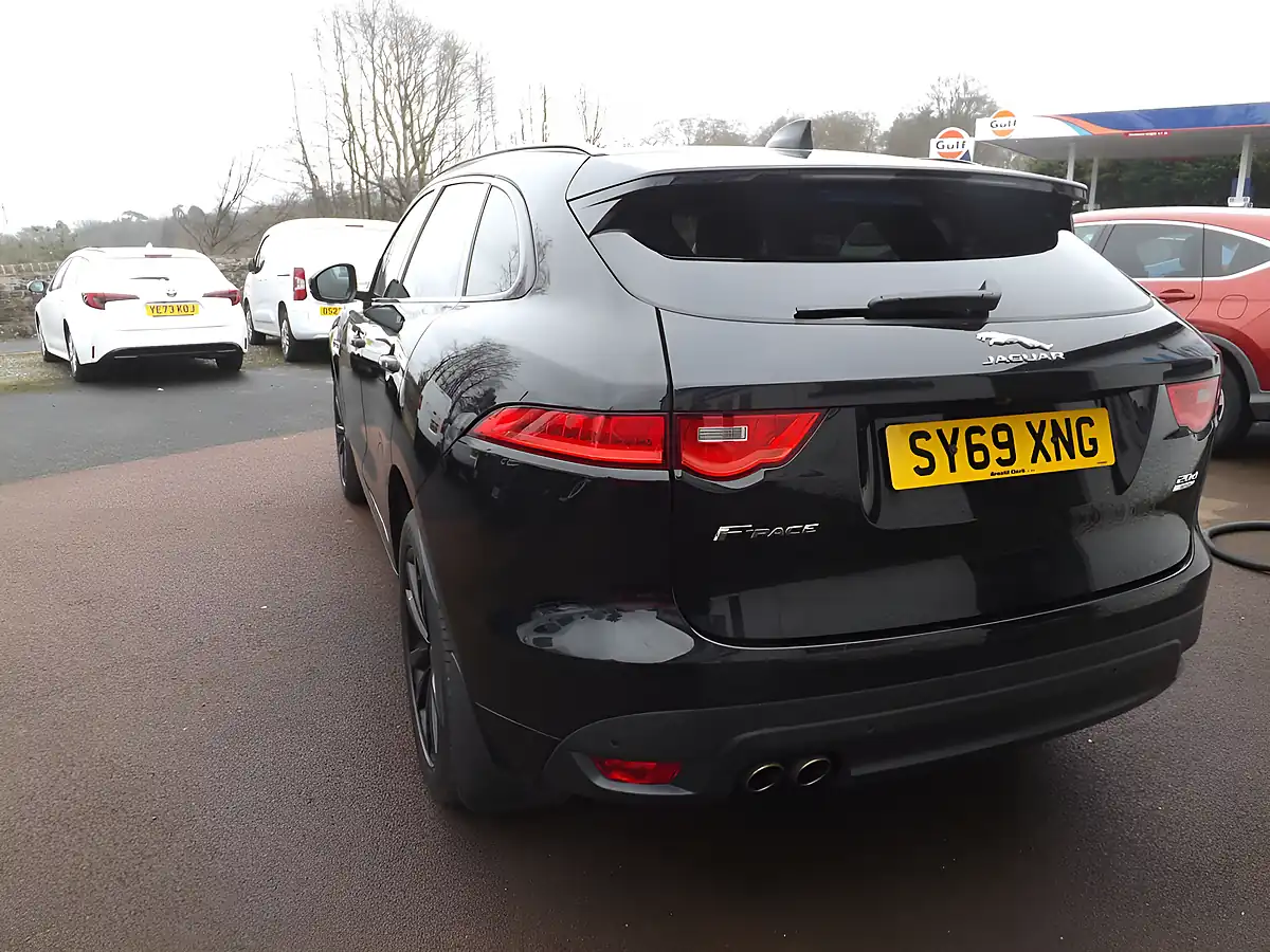 Used 2019 Jaguar F-Pace Chequered Flag Black - Interior and Exterior details 8
