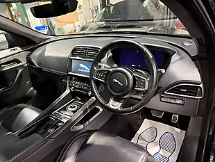 Used 2019 Jaguar F-Pace Chequered Flag Black - Interior and Exterior details 12