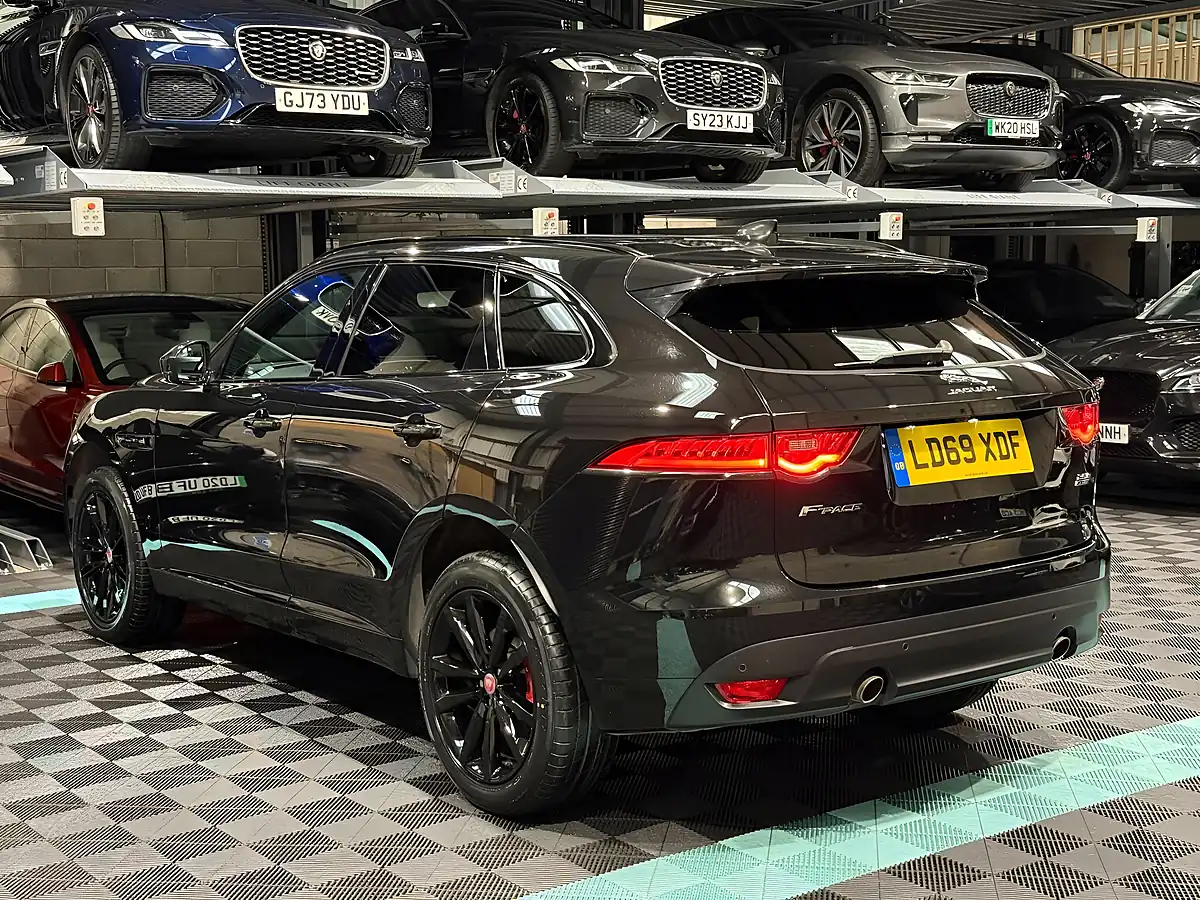 Used 2019 Jaguar F-Pace Chequered Flag Black - Interior and Exterior details 7