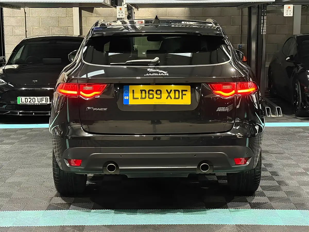 Used 2019 Jaguar F-Pace Chequered Flag Black - Interior and Exterior details 8