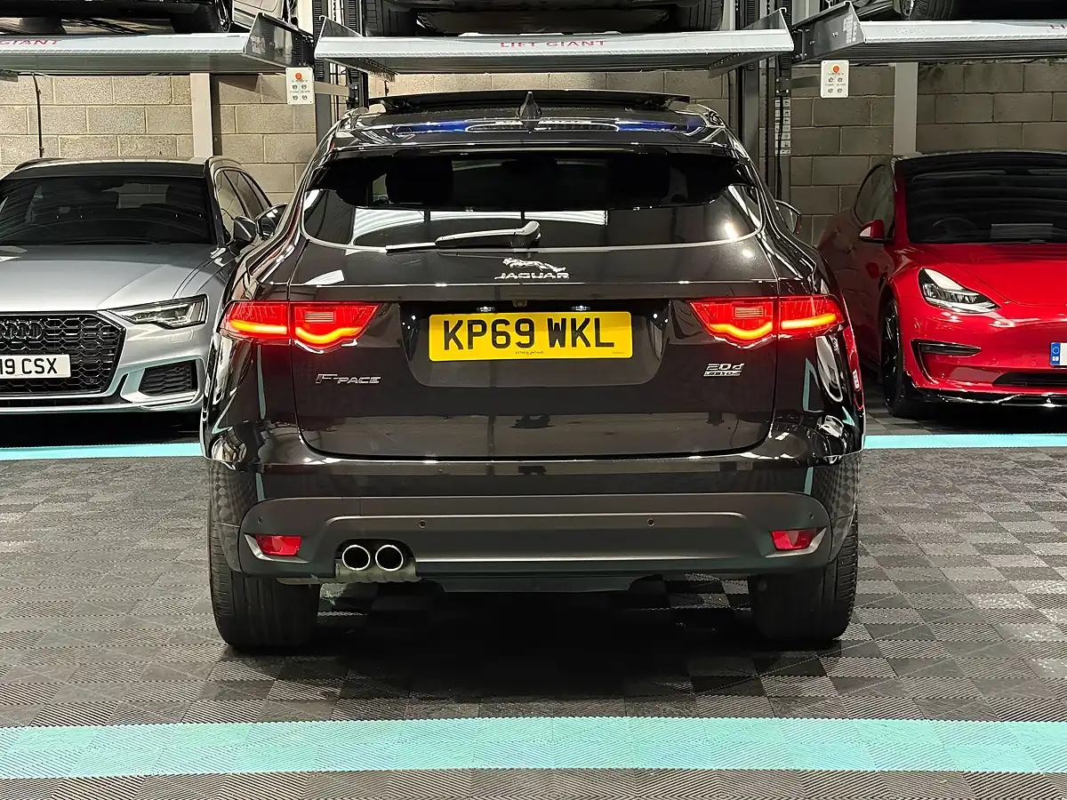 Used 2019 Jaguar F-Pace Chequered Flag Black - Interior and Exterior details 8