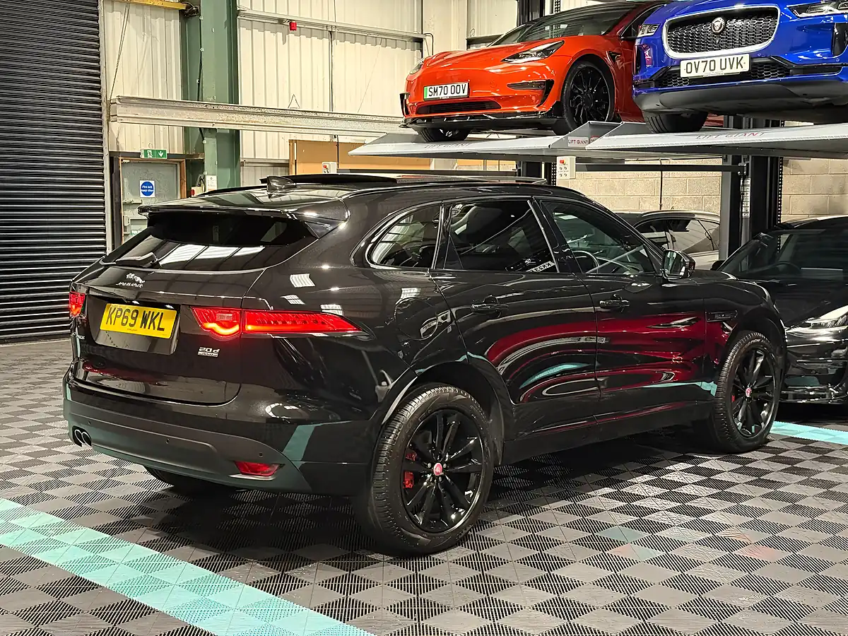 Used 2019 Jaguar F-Pace Chequered Flag Black - Interior and Exterior details 9
