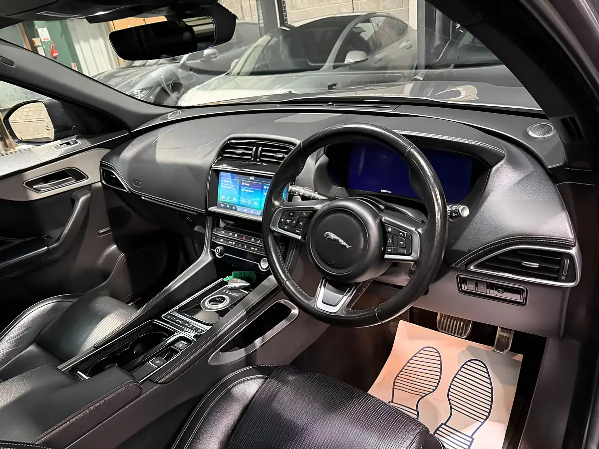 Used 2019 Jaguar F-Pace Chequered Flag Grey - Interior and Exterior details 12