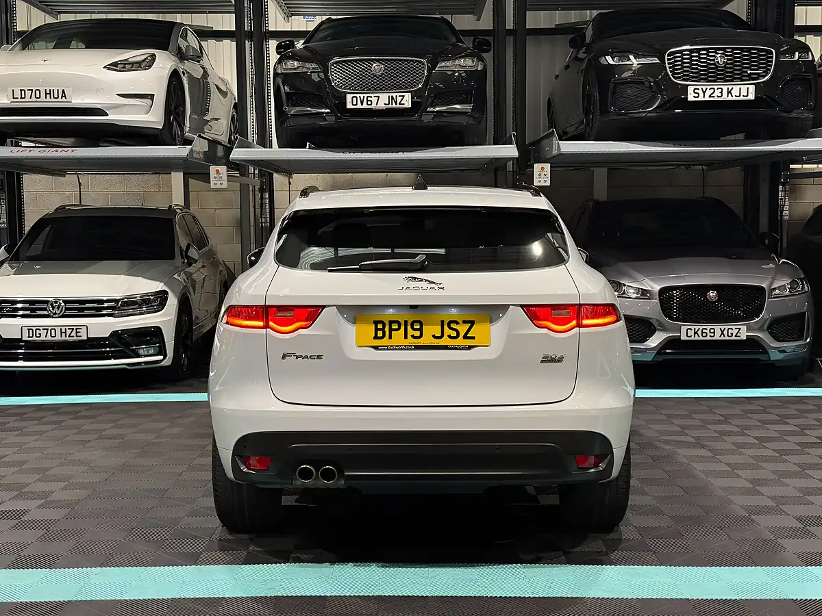Used 2019 Jaguar F-Pace Chequered Flag White - Interior and Exterior details 8