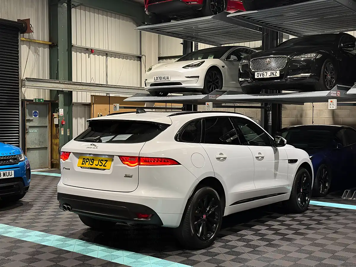 Used 2019 Jaguar F-Pace Chequered Flag White - Interior and Exterior details 9