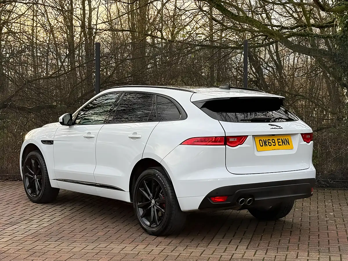 Used 2019 Jaguar F-Pace Chequered Flag White - Interior and Exterior details 7