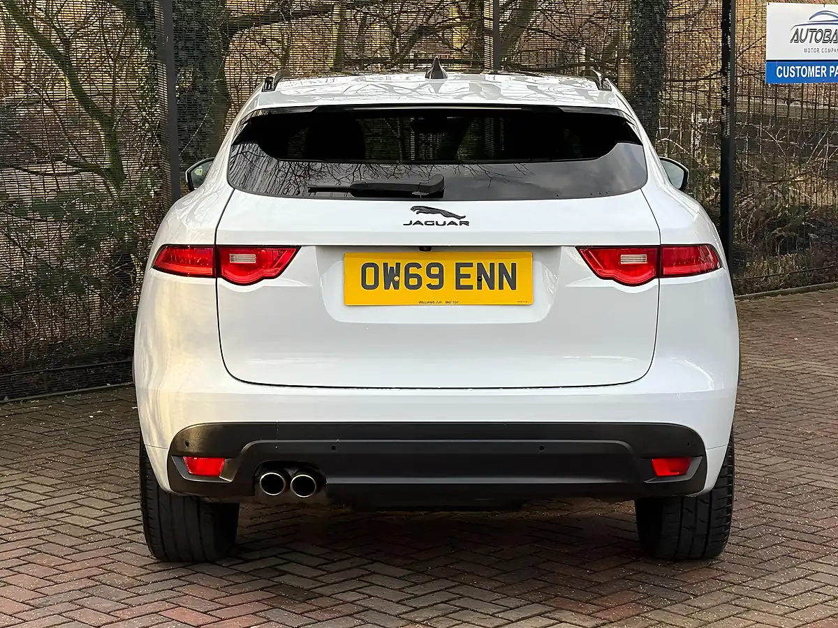Used 2019 Jaguar F-Pace Chequered Flag White - Interior and Exterior details 8