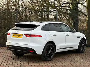 Used 2019 Jaguar F-Pace Chequered Flag White - Interior and Exterior details 9