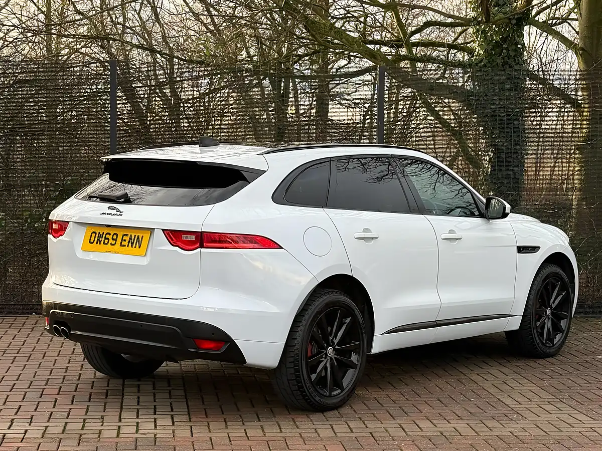 Used 2019 Jaguar F-Pace Chequered Flag White - Interior and Exterior details 9