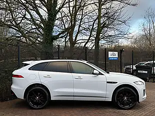 Used 2019 Jaguar F-Pace Chequered Flag White - Interior and Exterior details 10