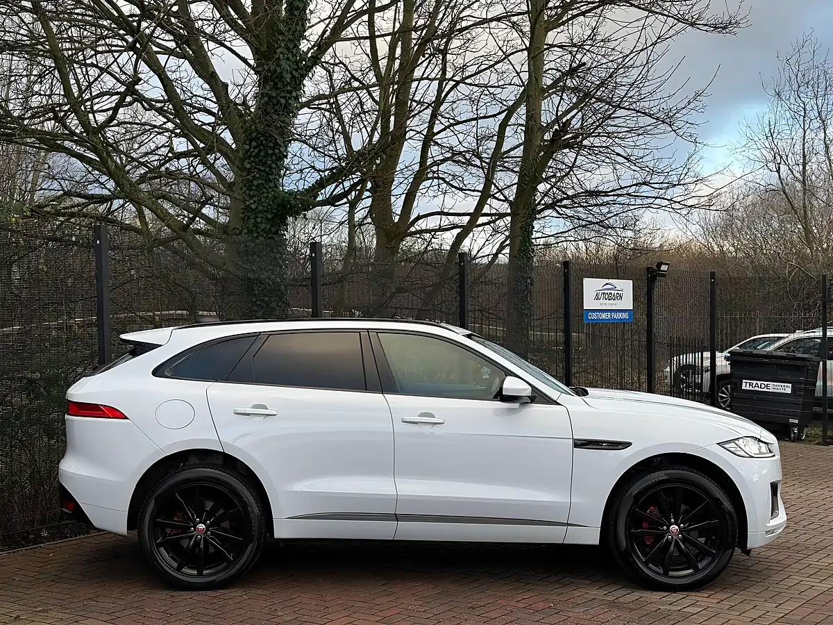 Used 2019 Jaguar F-Pace Chequered Flag White - Interior and Exterior details 10