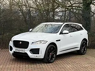 Used 2019 Jaguar F-Pace Chequered Flag White - Interior and Exterior details 5
