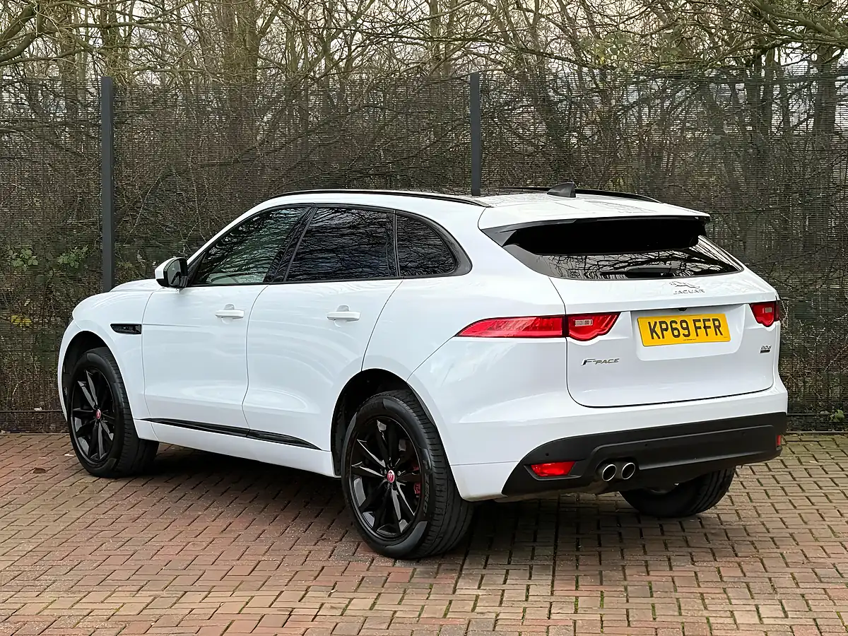 Used 2019 Jaguar F-Pace Chequered Flag White - Interior and Exterior details 7