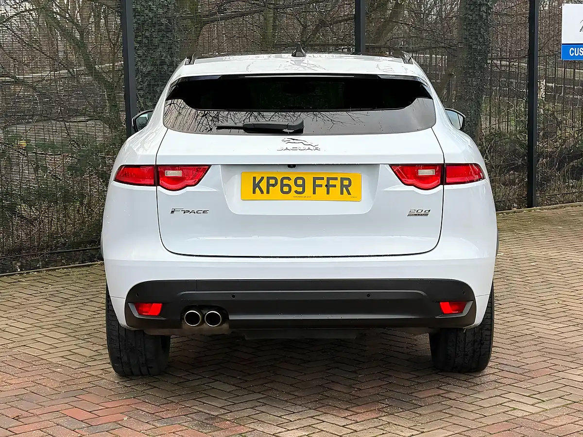 Used 2019 Jaguar F-Pace Chequered Flag White - Interior and Exterior details 8