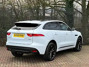 Used 2019 Jaguar F-Pace Chequered Flag White - Interior and Exterior details 9