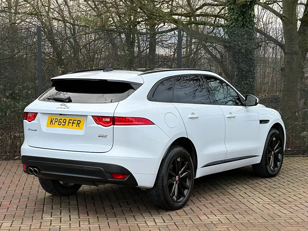 Used 2019 Jaguar F-Pace Chequered Flag White - Interior and Exterior details 9