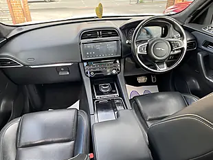 Used 2019 Jaguar F-Pace Chequered Flag White - Interior and Exterior details 11