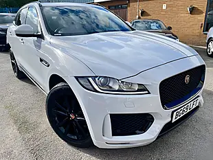 Used 2019 Jaguar F-Pace Chequered Flag White - Interior and Exterior details 2