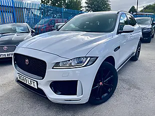 Used 2019 Jaguar F-Pace Chequered Flag White - Interior and Exterior details 4