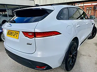 Used 2019 Jaguar F-Pace Chequered Flag White - Interior and Exterior details 8