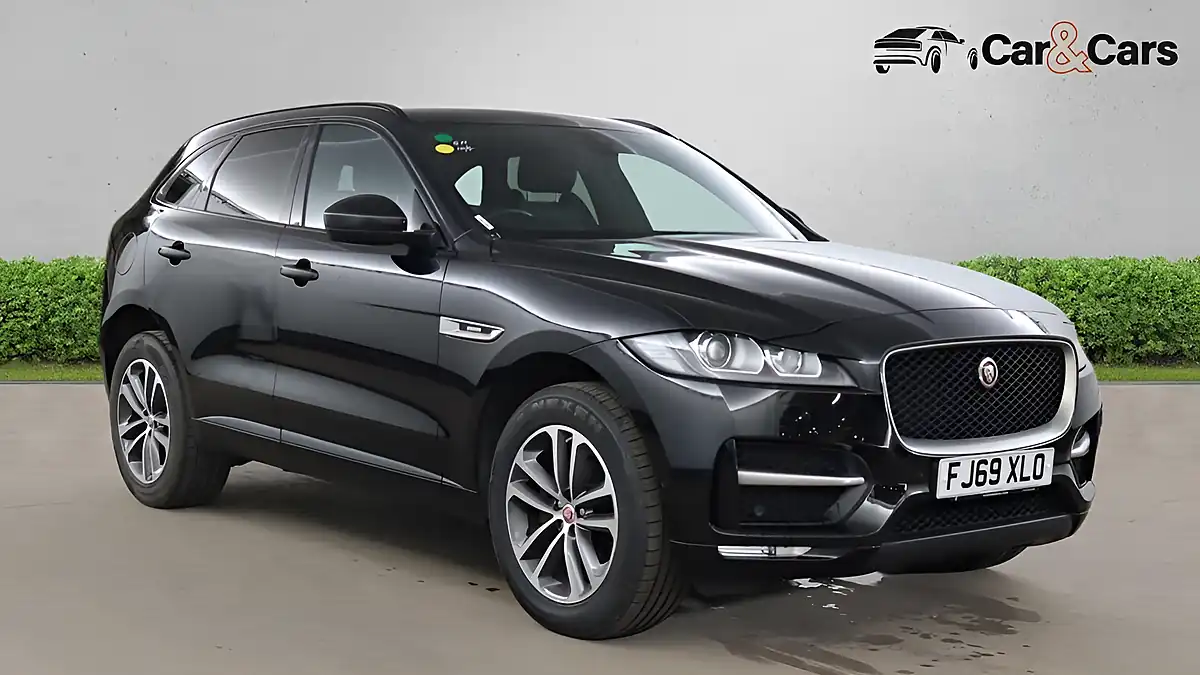 Used 2019 Jaguar F-Pace R-Sport Black - Front View
