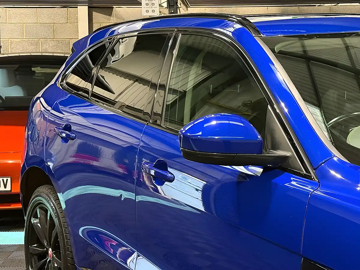 Used 2019 Jaguar F-Pace R-Sport Blue - Interior and Exterior details 11