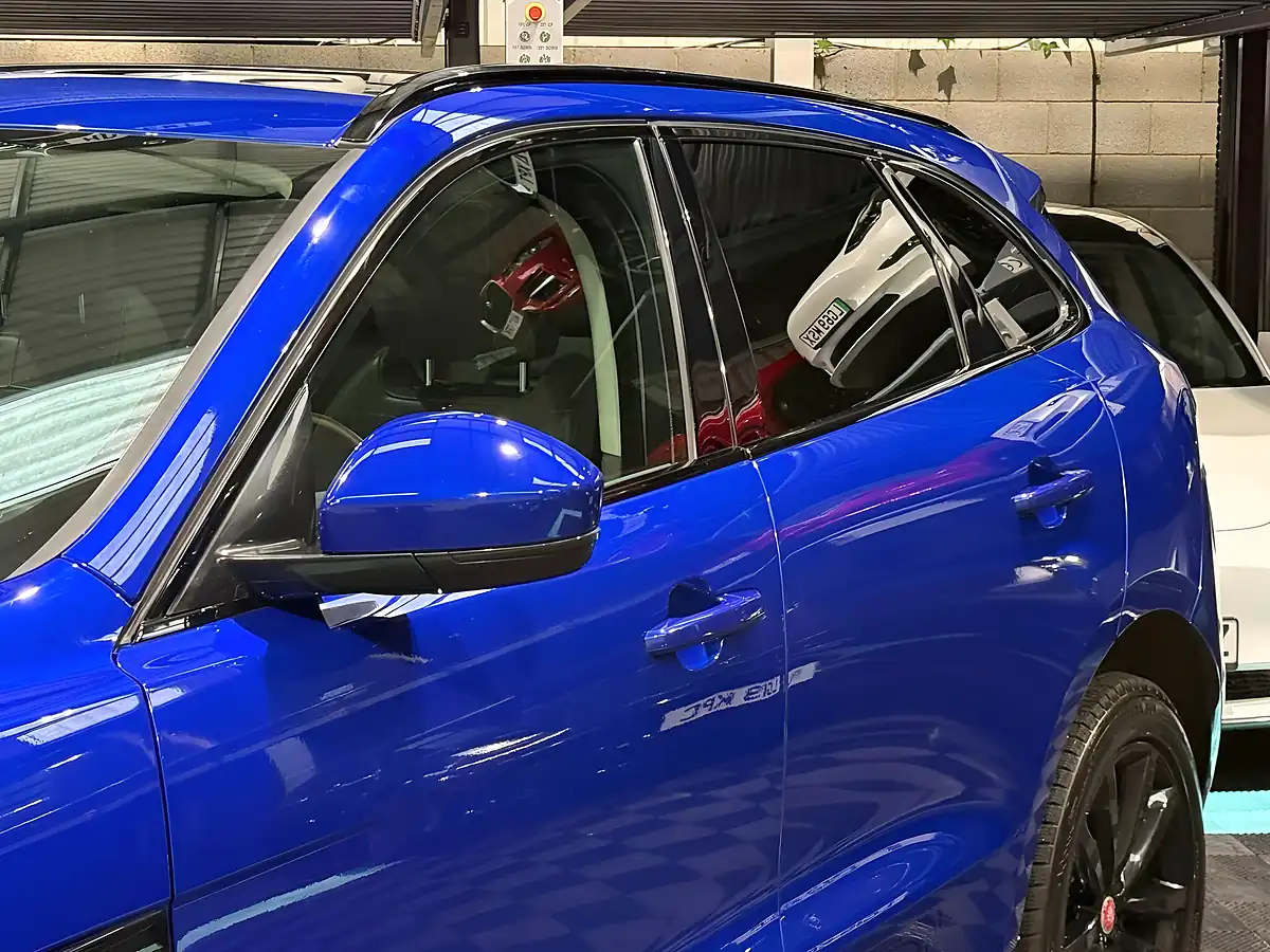 Used 2019 Jaguar F-Pace R-Sport Blue - Interior and Exterior details 12