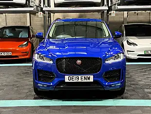 Used 2019 Jaguar F-Pace R-Sport Blue - Interior and Exterior details 4