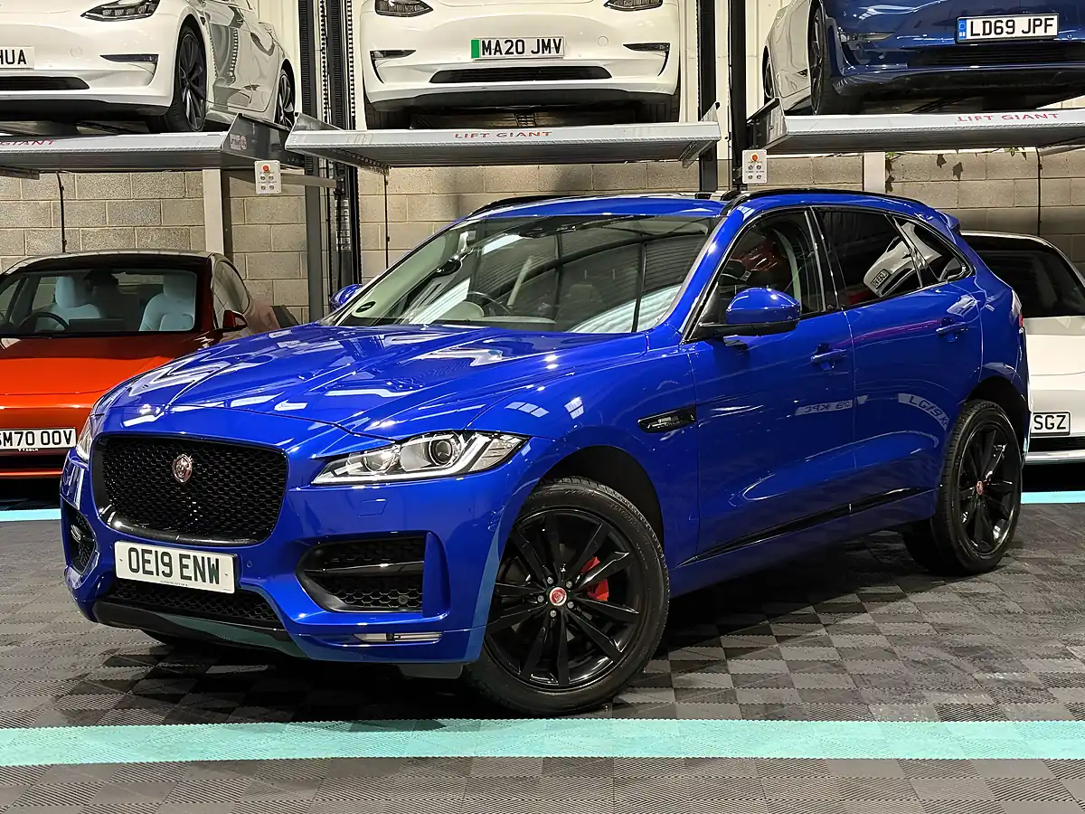Used 2019 Jaguar F-Pace R-Sport Blue - Interior and Exterior details 5