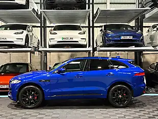 Used 2019 Jaguar F-Pace R-Sport Blue - Interior and Exterior details 6
