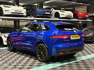 Used 2019 Jaguar F-Pace R-Sport Blue - Interior and Exterior details 7