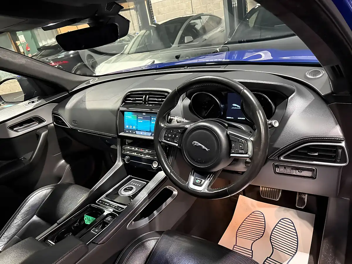 Used 2019 Jaguar F-Pace R-Sport Blue - Interior and Exterior details 12