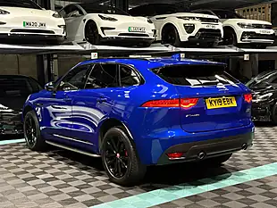 Used 2019 Jaguar F-Pace R-Sport Blue - Interior and Exterior details 7