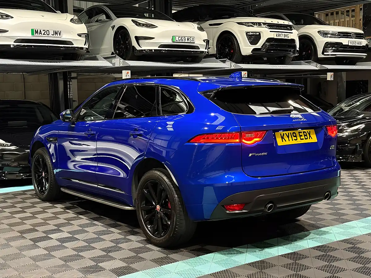 Used 2019 Jaguar F-Pace R-Sport Blue - Interior and Exterior details 7