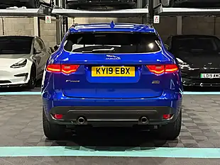 Used 2019 Jaguar F-Pace R-Sport Blue - Interior and Exterior details 8