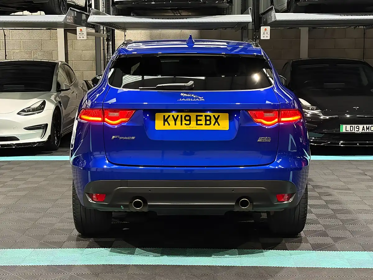 Used 2019 Jaguar F-Pace R-Sport Blue - Interior and Exterior details 8