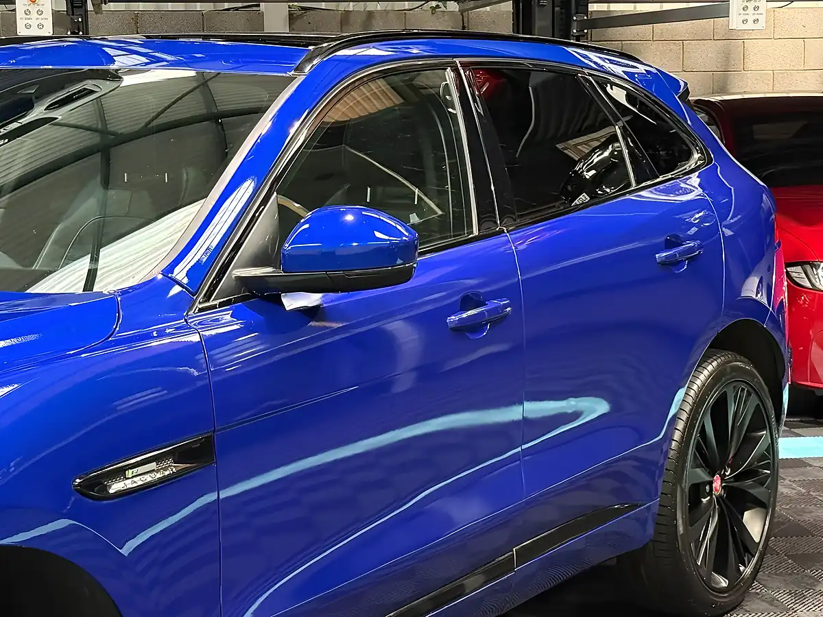 Used 2019 Jaguar F-Pace R-Sport Blue - Interior and Exterior details 10