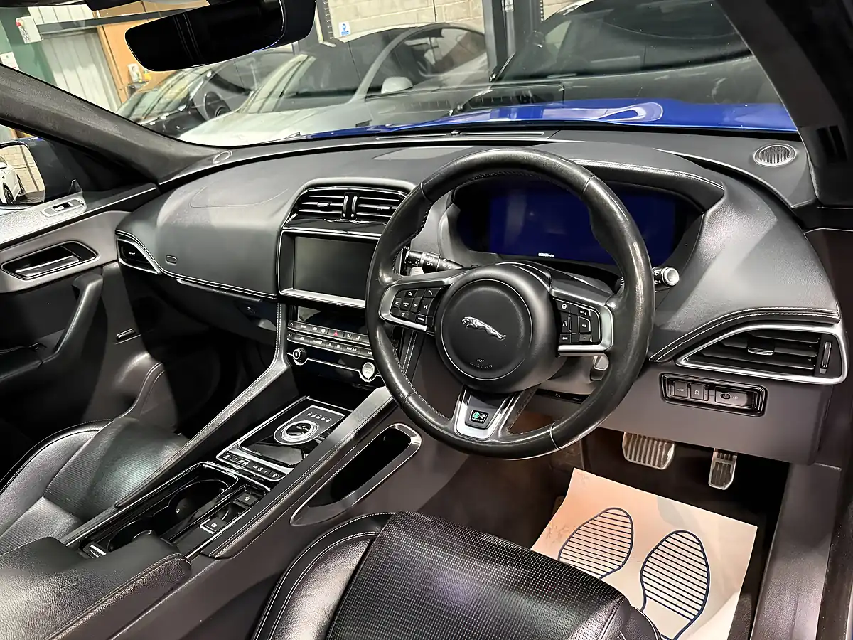 Used 2019 Jaguar F-Pace R-Sport Blue - Interior and Exterior details 12
