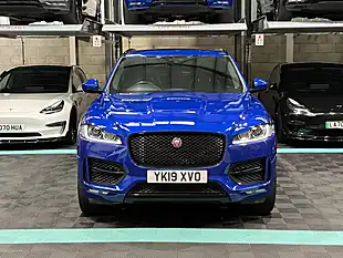 Used 2019 Jaguar F-Pace R-Sport Blue - Interior and Exterior details 4