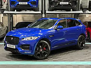 Used 2019 Jaguar F-Pace R-Sport Blue - Interior and Exterior details 5