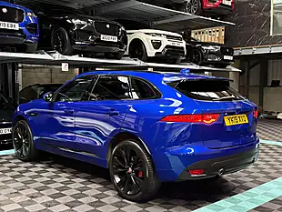 Used 2019 Jaguar F-Pace R-Sport Blue - Interior and Exterior details 7